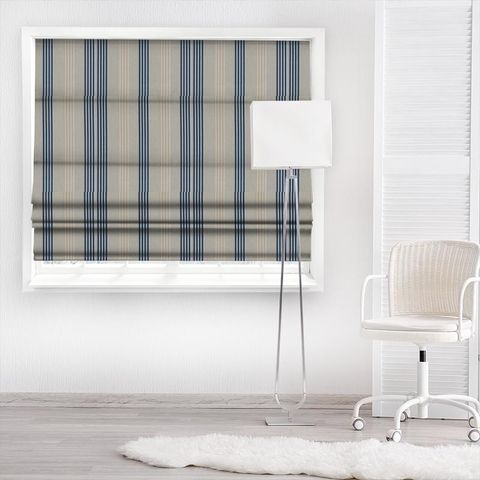 Wensley Denim Made To Measure Roman Blind