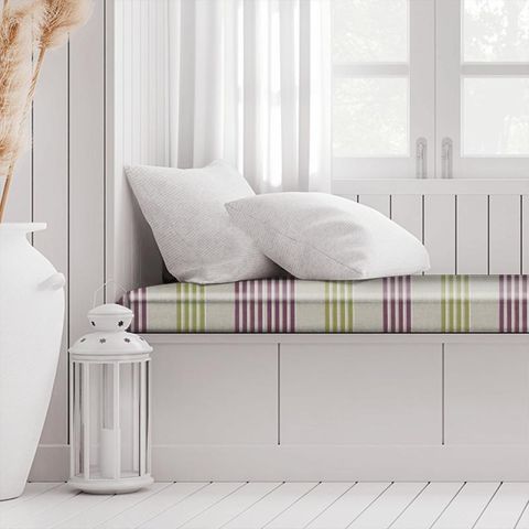 Wensley Violet / Citrus Box Cushion