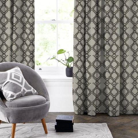 Malham Charcoal Made To Measure Curtain