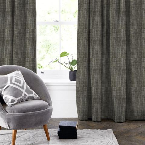 Biarritz Charcoal Made To Measure Curtain