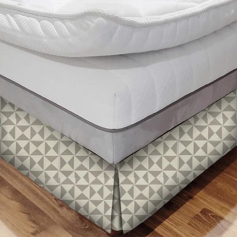 Adisa Taupe Bed Base Valance