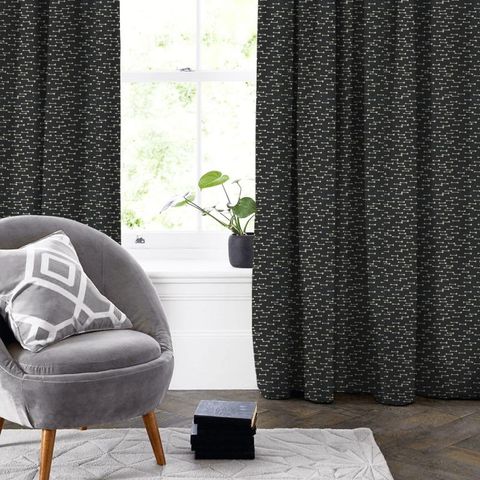 Nala Charcoal Made To Measure Curtain