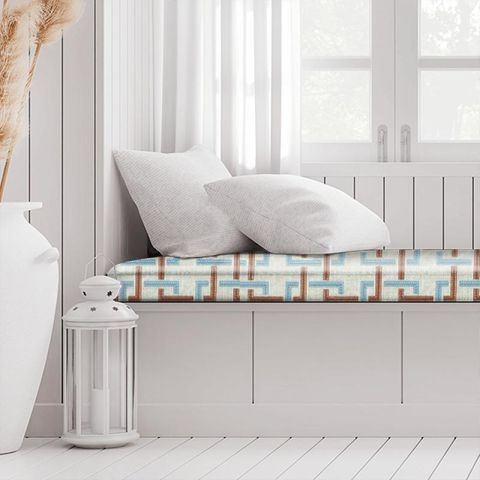 Sekai Cinnabar / Aqua Box Cushion