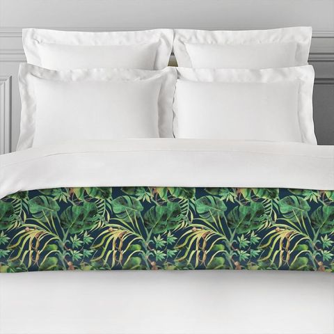 Monkey Business Indigo Bed Runner