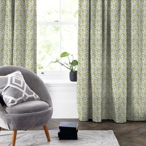 Melrose Chartreuse Made To Measure Curtain