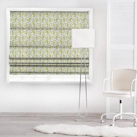 Melrose Chartreuse Made To Measure Roman Blind