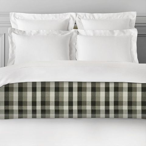 Austin Check Charcoal Bed Runner