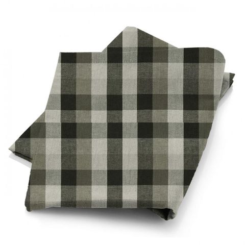 Austin Check Charcoal Fabric