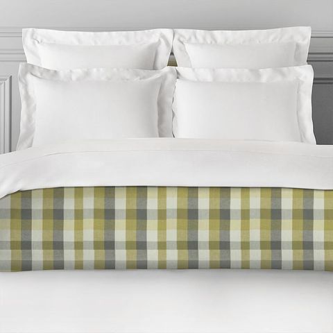 Austin Check Citron / Natural Bed Runner