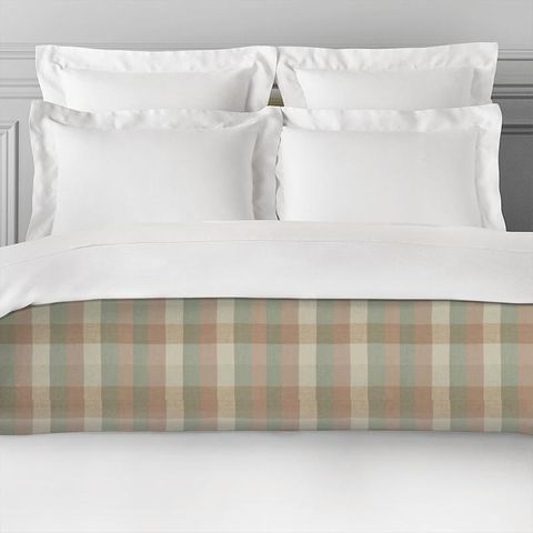 Austin Check Mineral / Blush Bed Runner