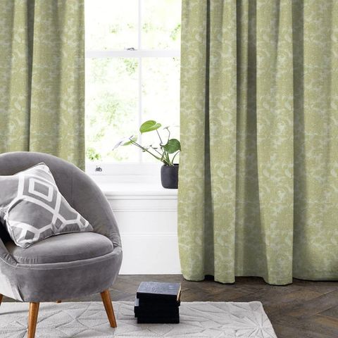 Cranbrook Citron Made To Measure Curtain