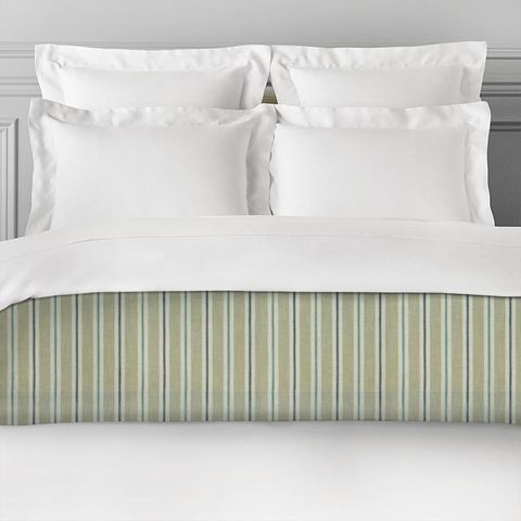 Sackville Stripe Eau De Nil / Linen Bed Runner