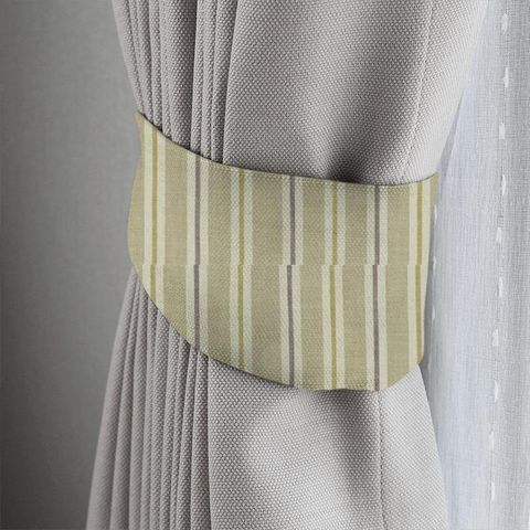 Sackville Stripe Heather / Linen Tieback