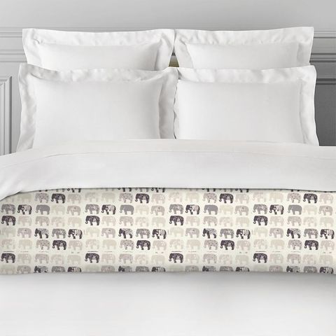 Elephants Natural Bed Runner