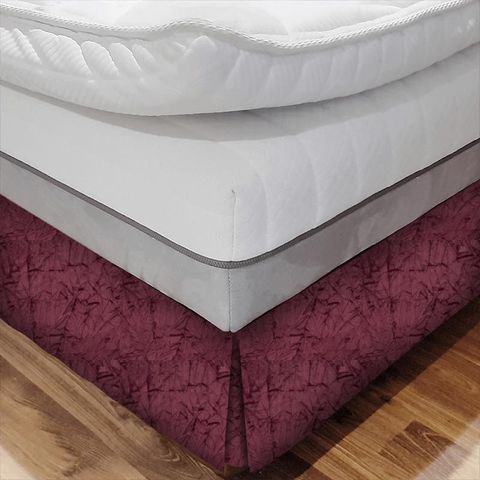 Sylvana Mulberry Bed Base Valance