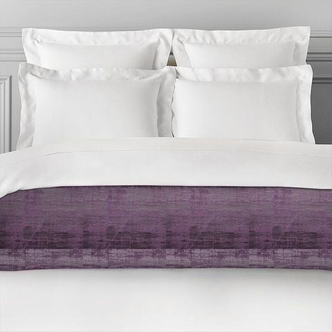 Alessia Aubergine Bed Runner