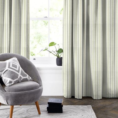 Enya Chartreuse / Charcoal Made To Measure Curtain