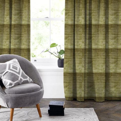 Alessia Olive Made To Measure Curtain