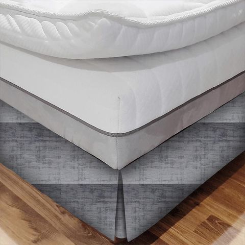 Alessia Smoke Bed Base Valance