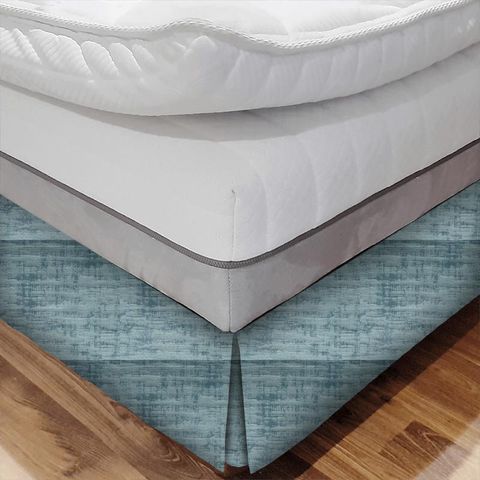 Alessia Teal Bed Base Valance