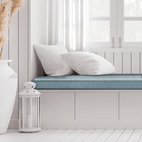 Loreto Teal Box Cushion