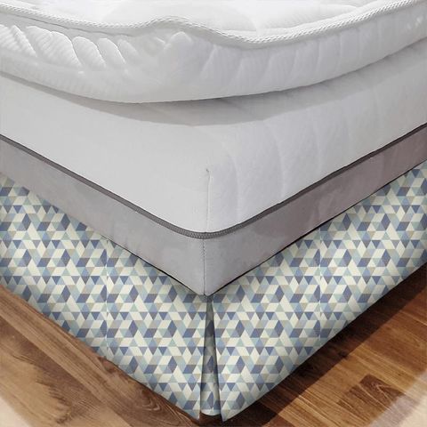 Brio Denim Bed Base Valance