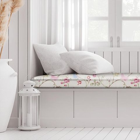 Bird Trail Grey Box Cushion