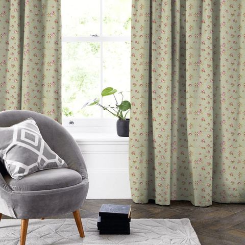 Rosebud Sage Made To Measure Curtain