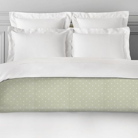 Dotty Sage Bed Runner