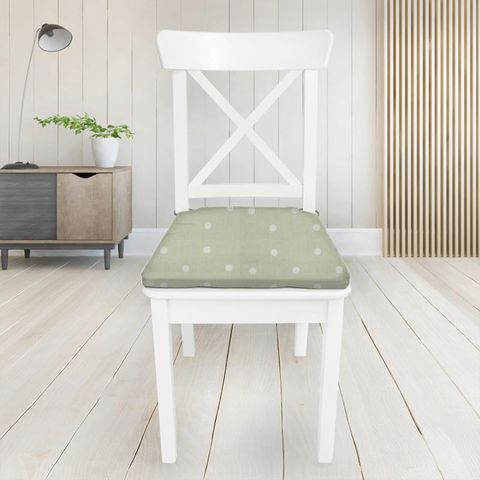 Dotty Sage Seat Pad Cover