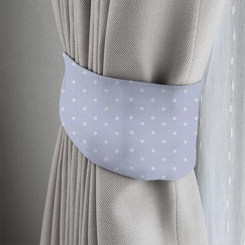 Dotty Powder Blue Tieback