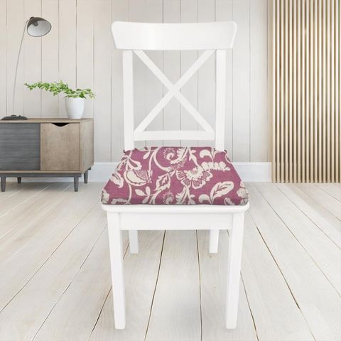 Eliza Mulberry Seat Pad Cover
