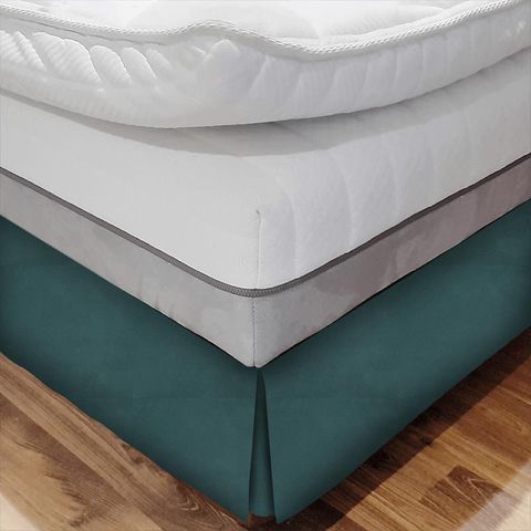 Alaska Teal Bed Base Valance