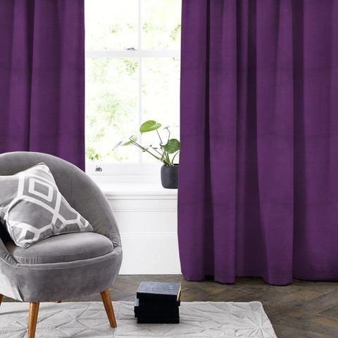 Alaska Aubergine Made To Measure Curtain