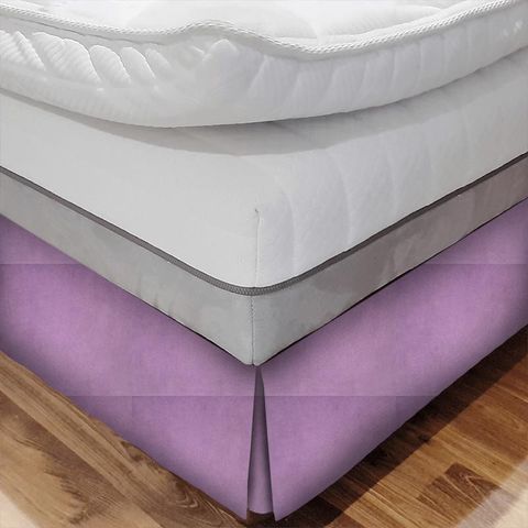 Alaska Mauve Bed Base Valance