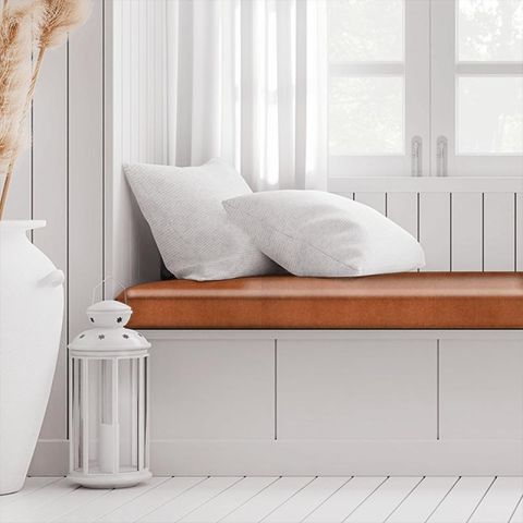 Alaska Rust Box Cushion