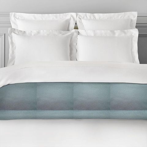 Blean Teal Bed Runner