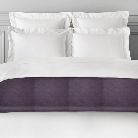 Glint Aubergine Bed Runner