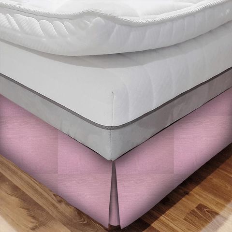 Glint Babypink Bed Base Valance