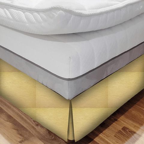 Glint Buttercup Bed Base Valance