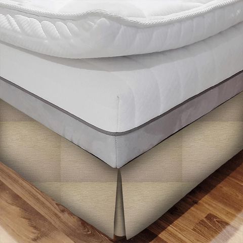 Glint Cashew Bed Base Valance