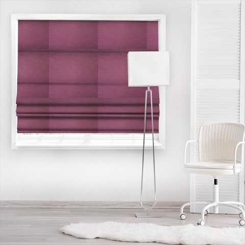 Glint Mulberry Made To Measure Roman Blind