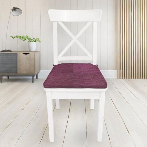 Glint Mulberry Seat Pad Cover