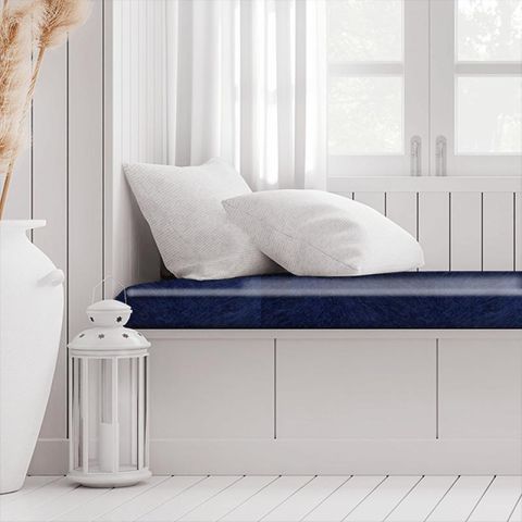 Allegra Navy Box Cushion