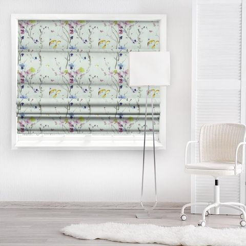 Armathwaite Violet Duck Egg Made To Measure Roman Blind