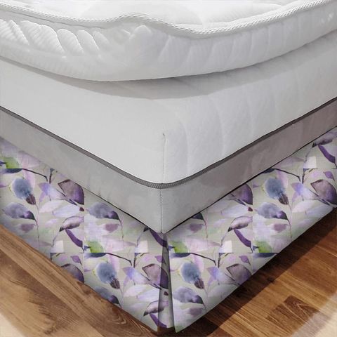 Brympton Heather Duck Egg Bed Base Valance