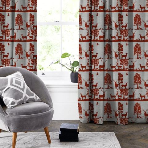 Cairngorms Paprika Made To Measure Curtain