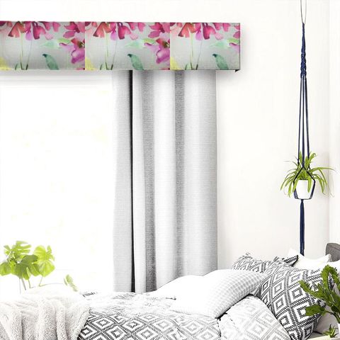 Clovelly Raspberry Stone Pelmet