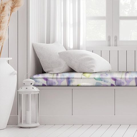 Clovelly Violet Box Cushion