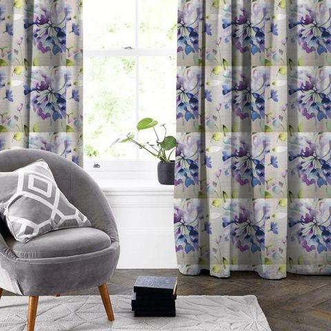 Clovelly Violet Made To Measure Curtain